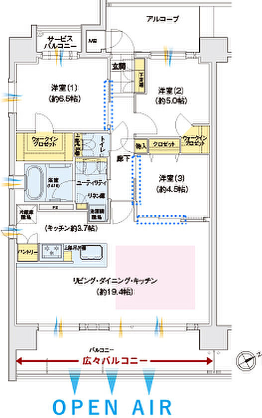 ホームズ ユニハイム枚方牧野 新築マンションの物件情報 価格 間取り