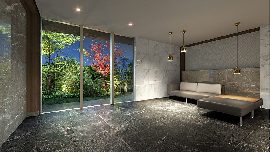 アウラ立川曙町 ラウンジ完成予想CG