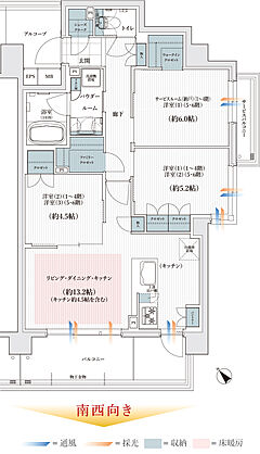 ユニハイム所沢 間取り E