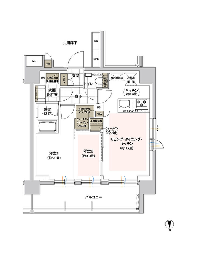 ウィルローズ自由が丘 間取り 【先着順】D