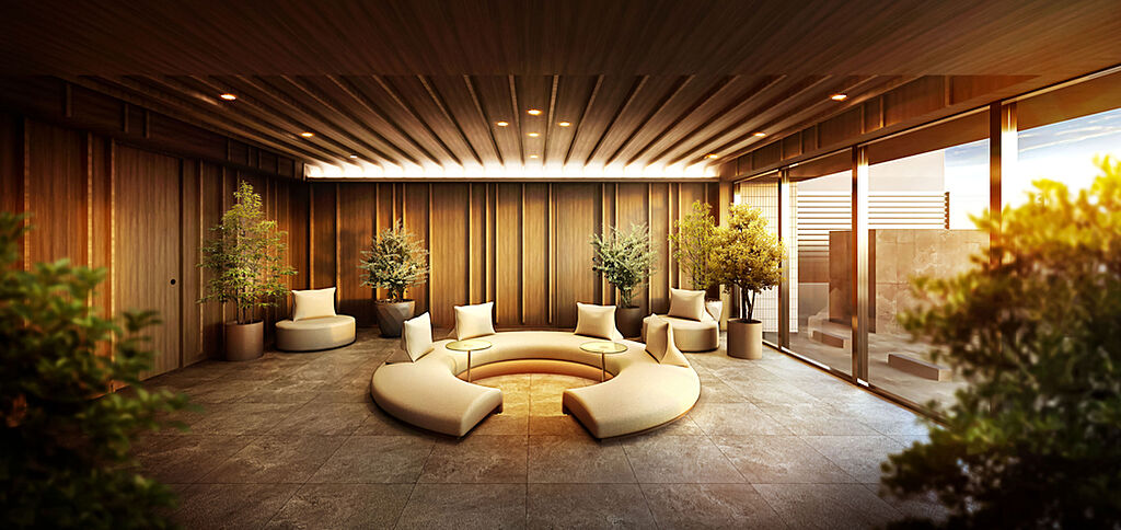 ウィルローズ森下 エントランスホール完成予想CG