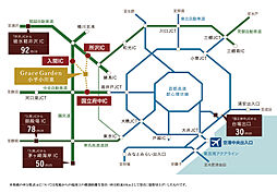 Grace Garden 小平小川東 アクセス図