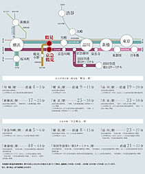 グラサージュ横濱鶴見リトリート アクセス図