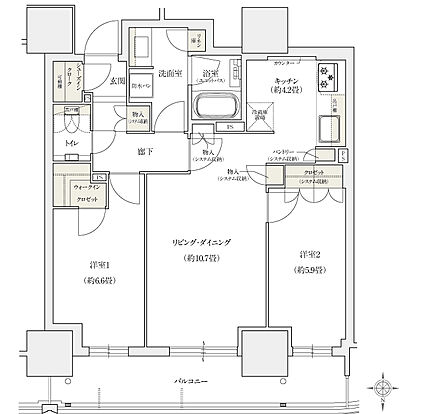 ローレルタワー堺筋本町 間取り 【先着順】EA
