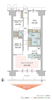 ガーデンシティ新金岡 間取り 【先着順】SE
