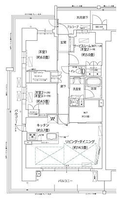ガーデンシティ新金岡 間取り 【先着順】SA【メニュー3】