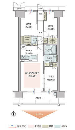 ガーデンシティ新金岡 間取り 【先着順】SO