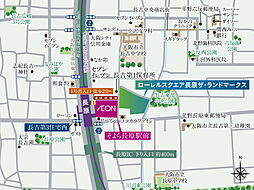 ローレルスクエア長原ザ・ランドマークス 現地案内図