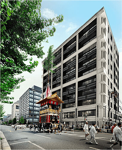 ローレルコート京都河原町三条 外観完成予想図