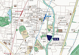 京都府×JR東海道本線 最大級マンションプロジェクト 現地案内図