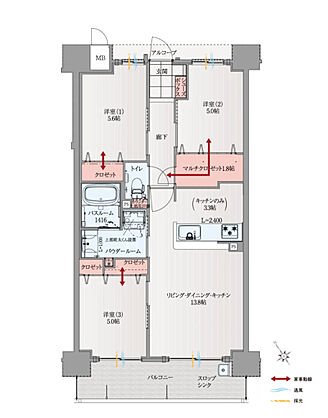 アルファスマート宇多津 間取り B