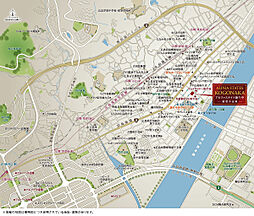 アルファステイツ庚午中 現地案内図