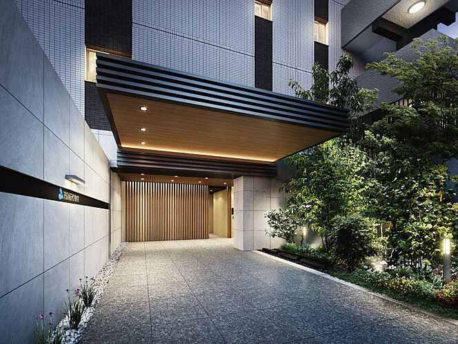 アルファステイツ新宮 エントランスアプローチ完成予想図