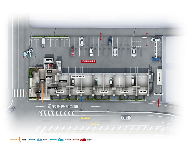 アルファスマート高松駅西II 敷地配置図