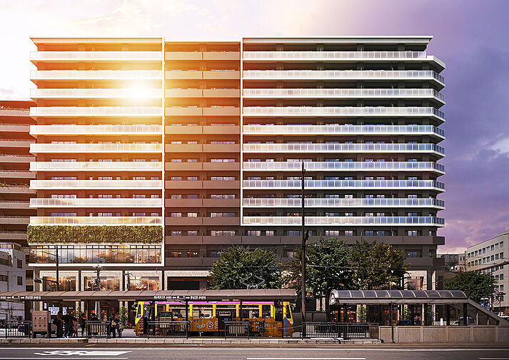 アルファガーデン岡山城下 外観