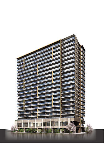 アルファ藤枝駅前ザ・タワー 外観完成予想CG