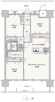 アルファステイツ西嫁島 間取り B