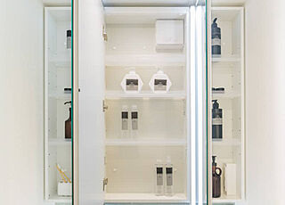 アルファステイツ谷山駅前 収納付きミラーキャビネット