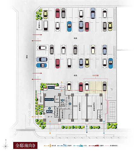 アルファステイツ大元中央公園 敷地配置図