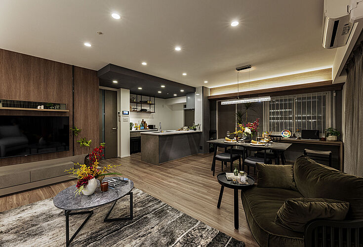 アルファステイツ大元中央公園 リビング・ダイニング（Ｄタイプ）