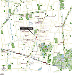 アルファステイツ野芥駅II 現地案内図