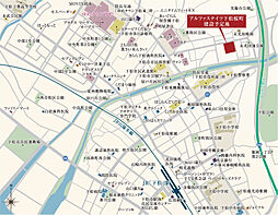 アルファステイツ下松桜町 現地案内図