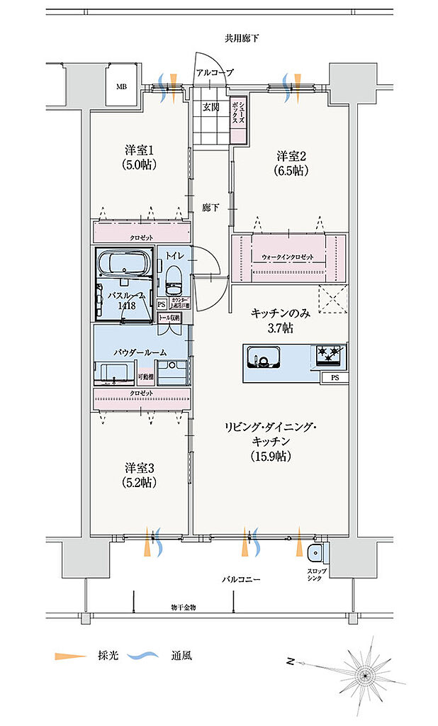 アルファステイツ下松桜町 間取り C