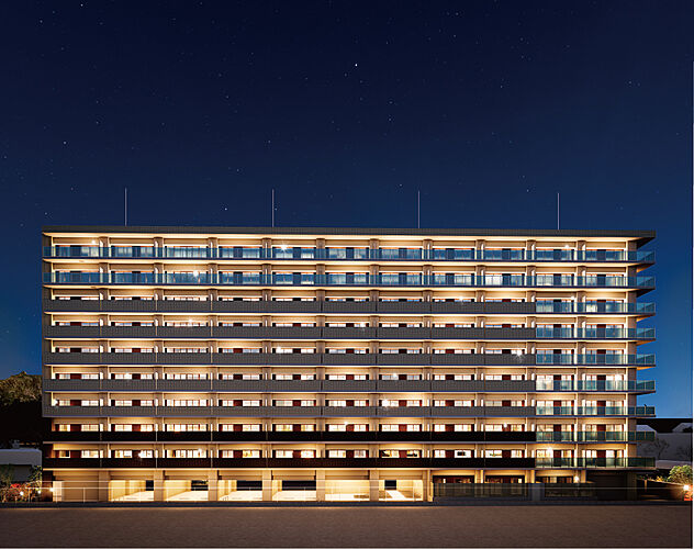 アルファステイツ伊川谷駅前 外観完成予想図