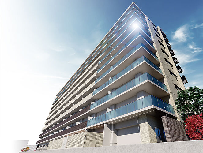 アルファステイツ伊川谷駅前 外観完成予想図