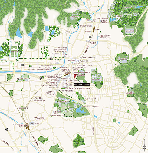 アルファステイツ太宰府五条 現地案内図
