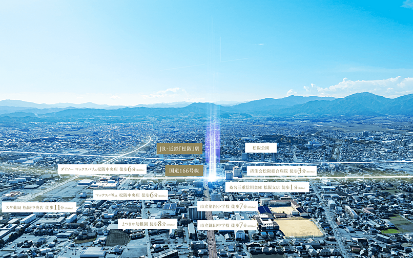 アルファステイツ松阪駅 外観