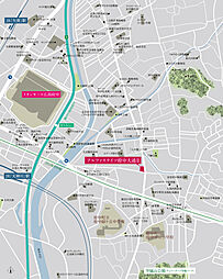 アルファステイツ府中大通II 現地案内図