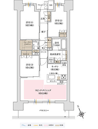 ジオ島本 間取り 【2工区】C1