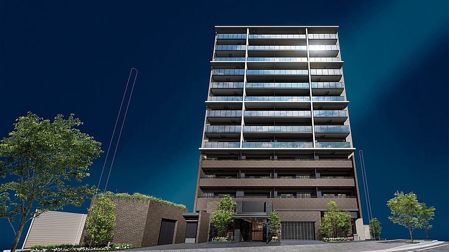 ジオ阪急川西 The Front 外観完成予想図