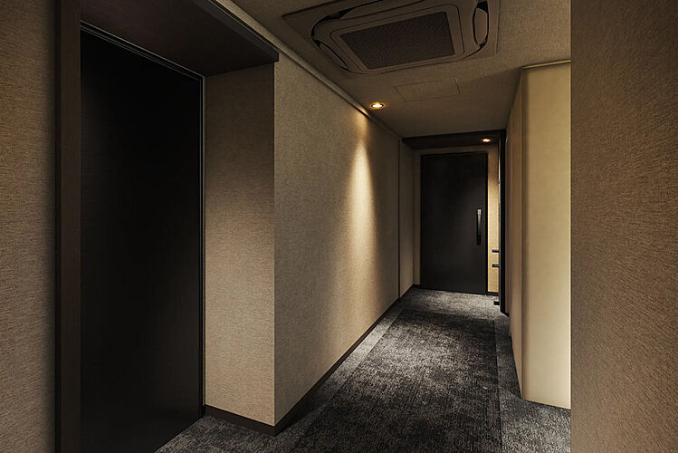 ジオ池田室町 内廊下完成予想図