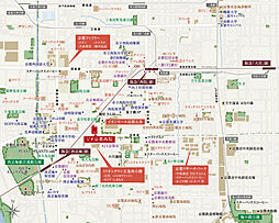ジオ京都西院 現地案内図