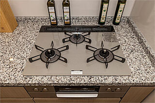 ジオ桜山グラン ガラストップ温調機能付セーフティコンロ