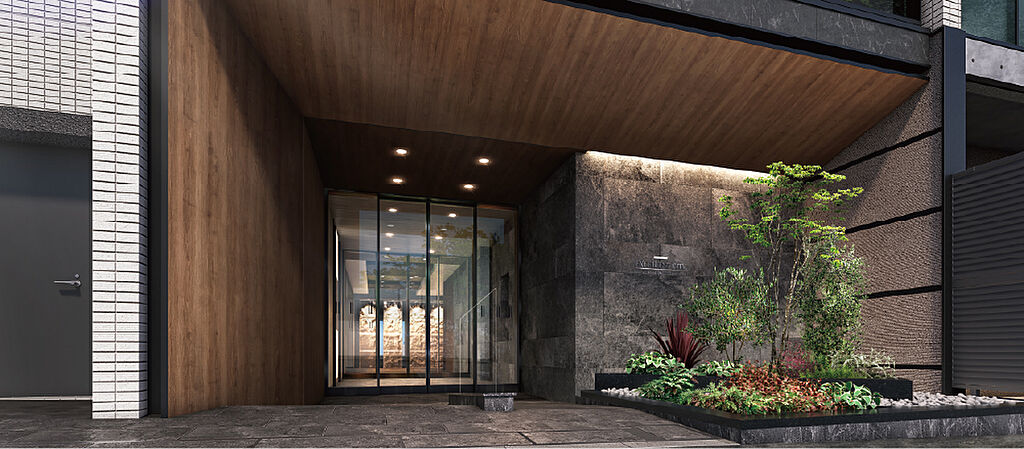 エクセレントシティ千葉松波 エントランスアプローチ完成予想CG