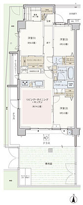 エクセレントシティ稲城 THE GARDEN 間取り Dg