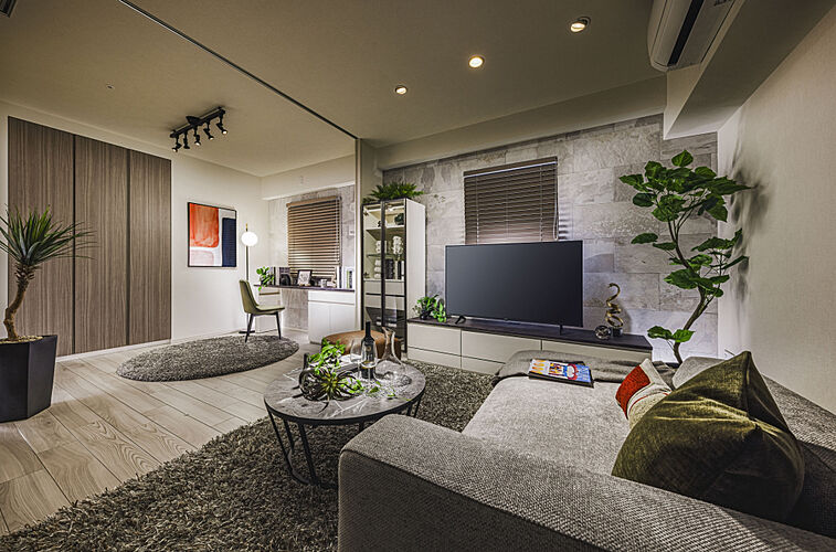 ファミリアーレ庄内緑地 リビング