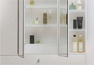 ファミリアーレ瑞穂妙音通 収納付三面鏡