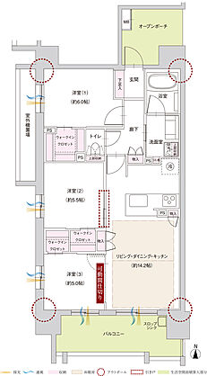 ファミリアーレ岩倉駅前 間取り A