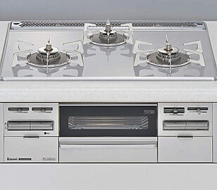 モアグレース住吉パークフロント パールクリスタル（ホーロー）コンロ