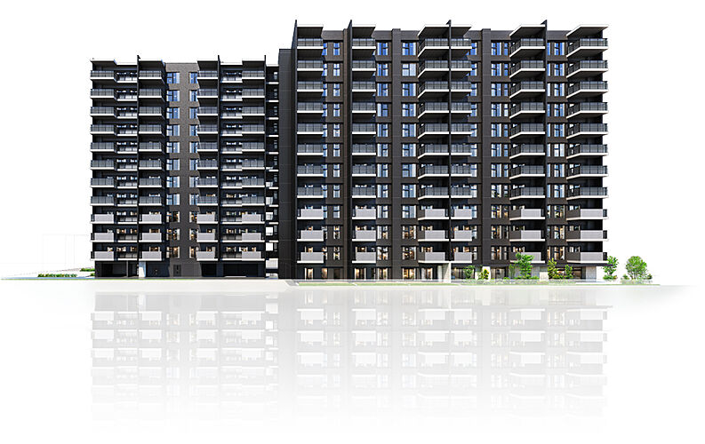 ルピアコート本川越ステーションビュー 外観完成予想CG