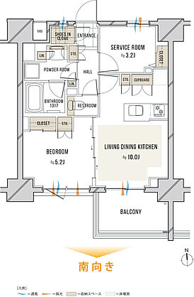 ルピアコート本川越ステーションビュー 間取り G