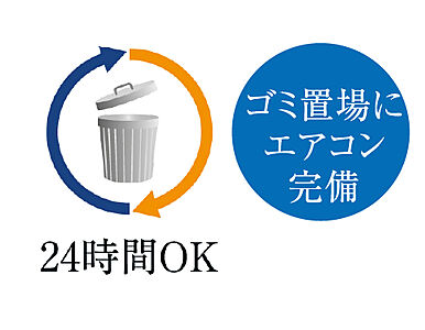 24時間対応ゴミ置場