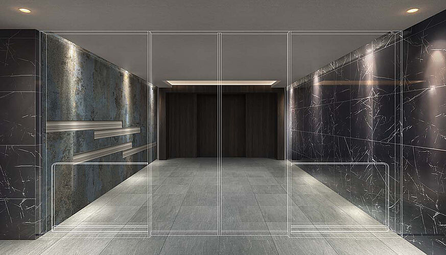 ガーラ・レジデンス藤沢 エントランスホール完成予想CG