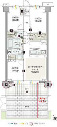 ガーラ・レジデンス藤沢 間取り G3g