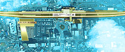 [補足画像] 航空写真（2021年10月撮影）※掲載の空撮写真は2021年10月に撮影した埼玉県本庄市の空撮にCG処理を施し［ポレスター本庄駅前］のおよその位置を示したもので、実際とは異なります。
