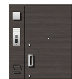 ポレスター鶴岡駅前プレミア 照明付インターホン